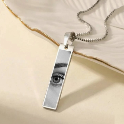 Laser-Etched Photo Pendant