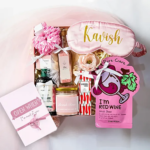 Personalized Pink Hamper For Her